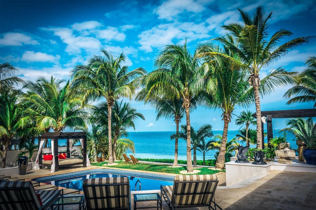 Villa Albatros Oceanfront Luxury Hotelzone Cancún Exteriör bild